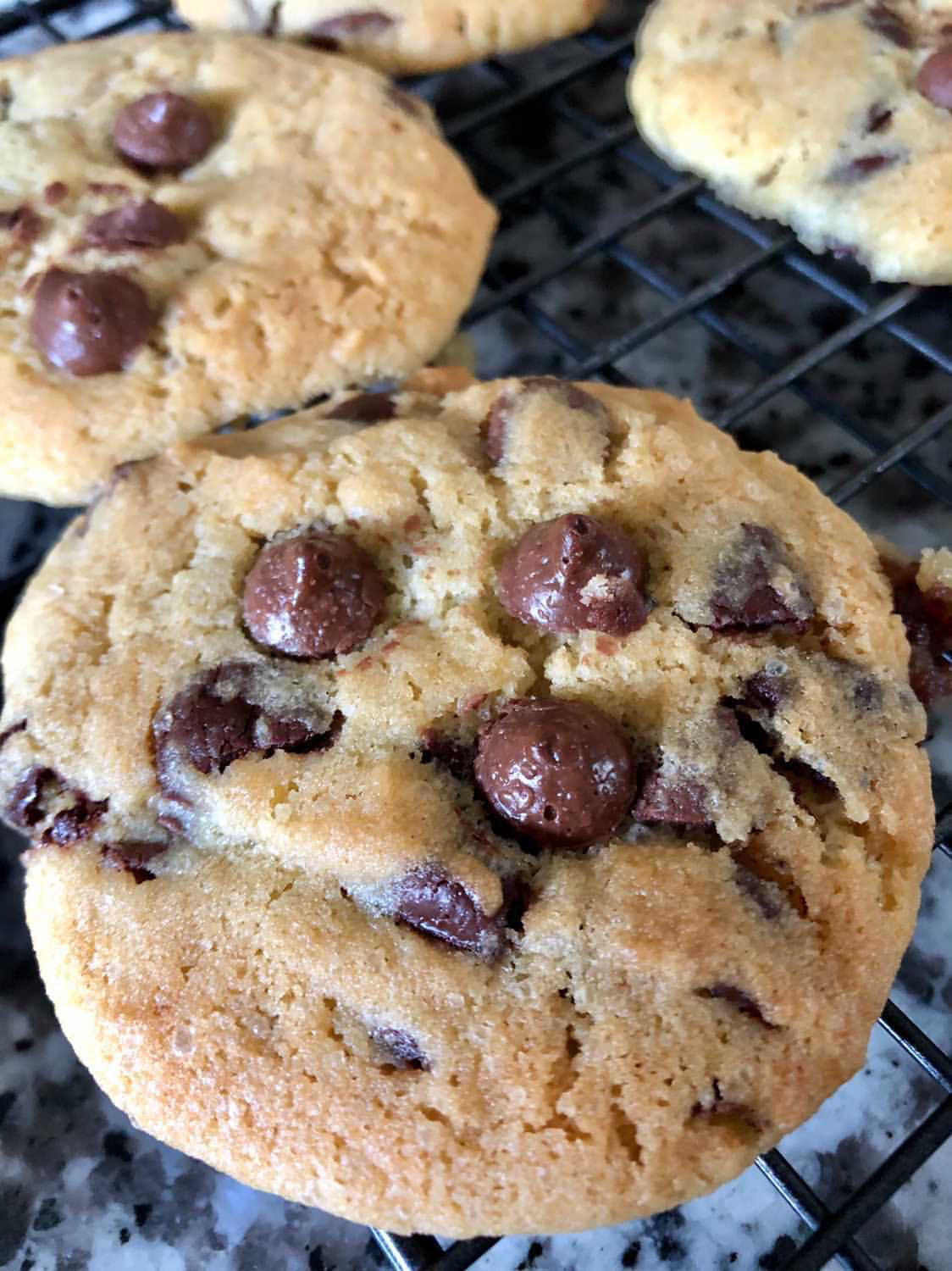 Milk chocolate chip cookies
